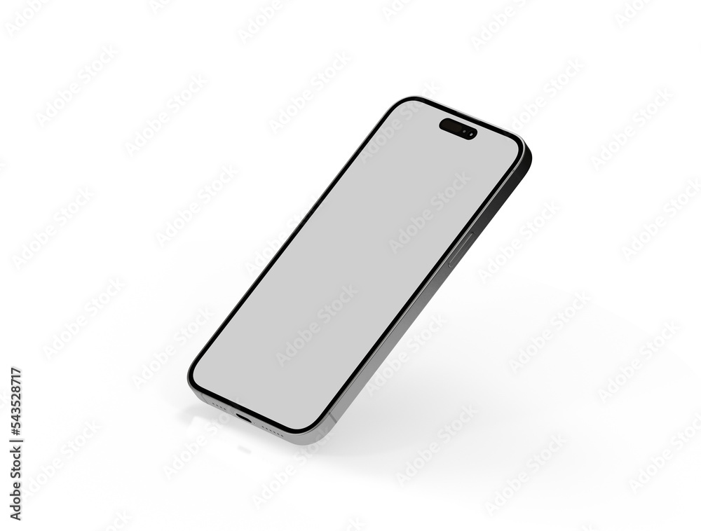 Smartphone. Mobile phone Template. Telephone 3d Smartphone. Mobile phone Template. Telephone 3d