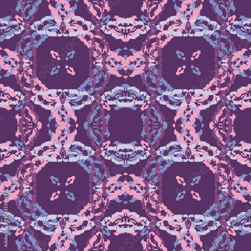 Seamless fractal pattern in vector format for printed fabrics or any other purposes. Every object is grouped base on color so the pattern is editable, tileable and easy to use.