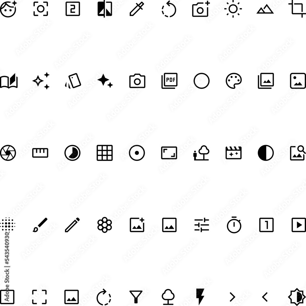 Photo and Images Web Icons