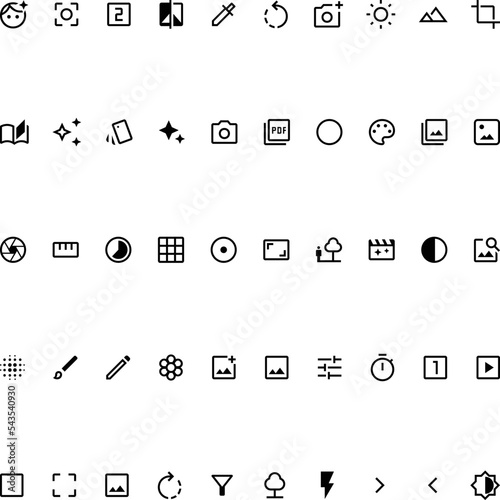 Photo and Images Web Icons