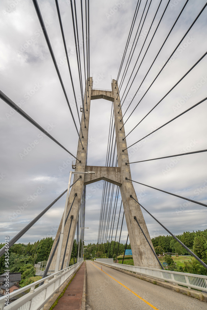 Fototapeta premium 中能登農道橋