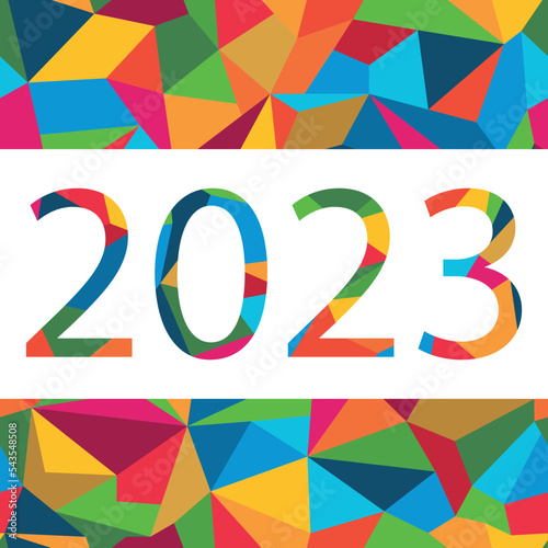 Sustainable Development Goals set by the United Nations General Assembly, Agenda 2030. Polygon design for 2023 in SDG colors. Vector illustration EPS 10
