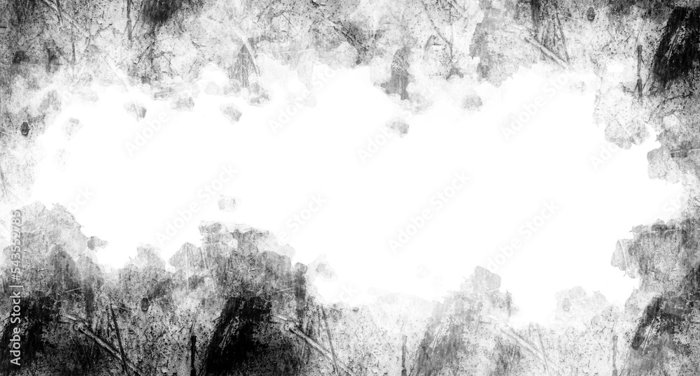black paint splatter on a transparent background Stock Illustration