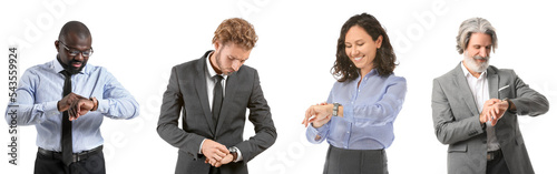 Group of business people lo...