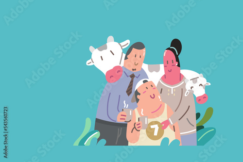 Fresh Milk Dairy Product for Healthy Family