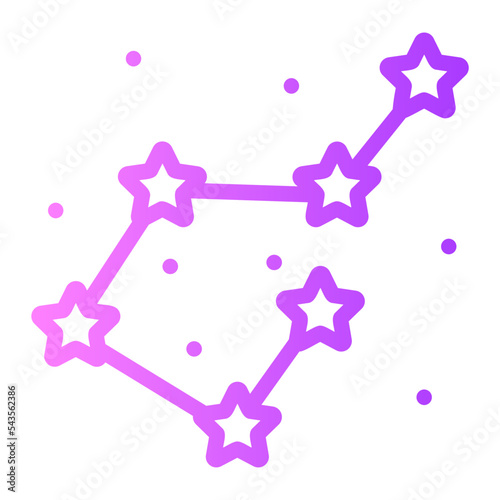 constellations gradient icon