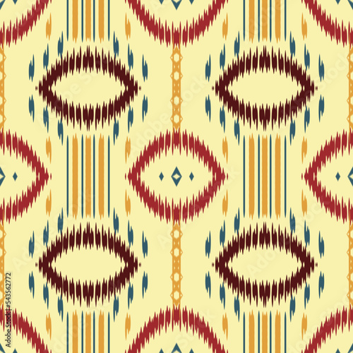 Motif ikat background tribal color Borneo Scandinavian Batik bohemian texture digital vector design for Print saree kurti Fabric brush symbols swatches