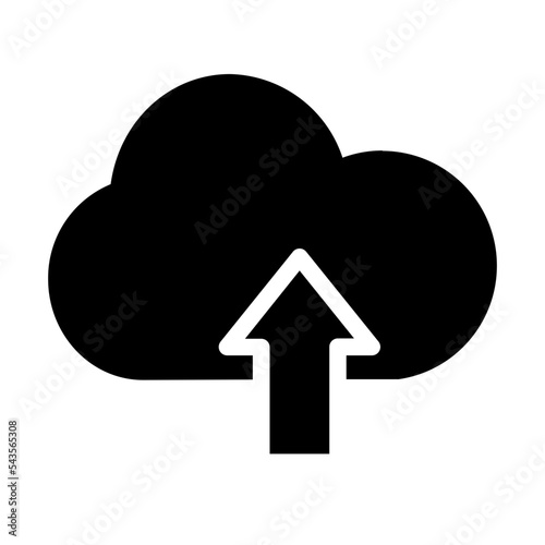 Upload glyph icon