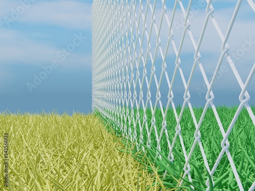 3D Illustration showing the concept of, 