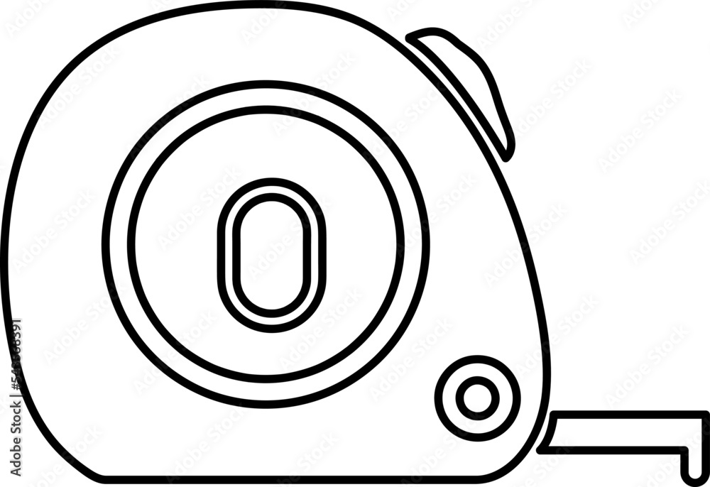 Tape measure icon. Roulette construction simbol..eps Tape measure icon. Roulette construction simbol..eps