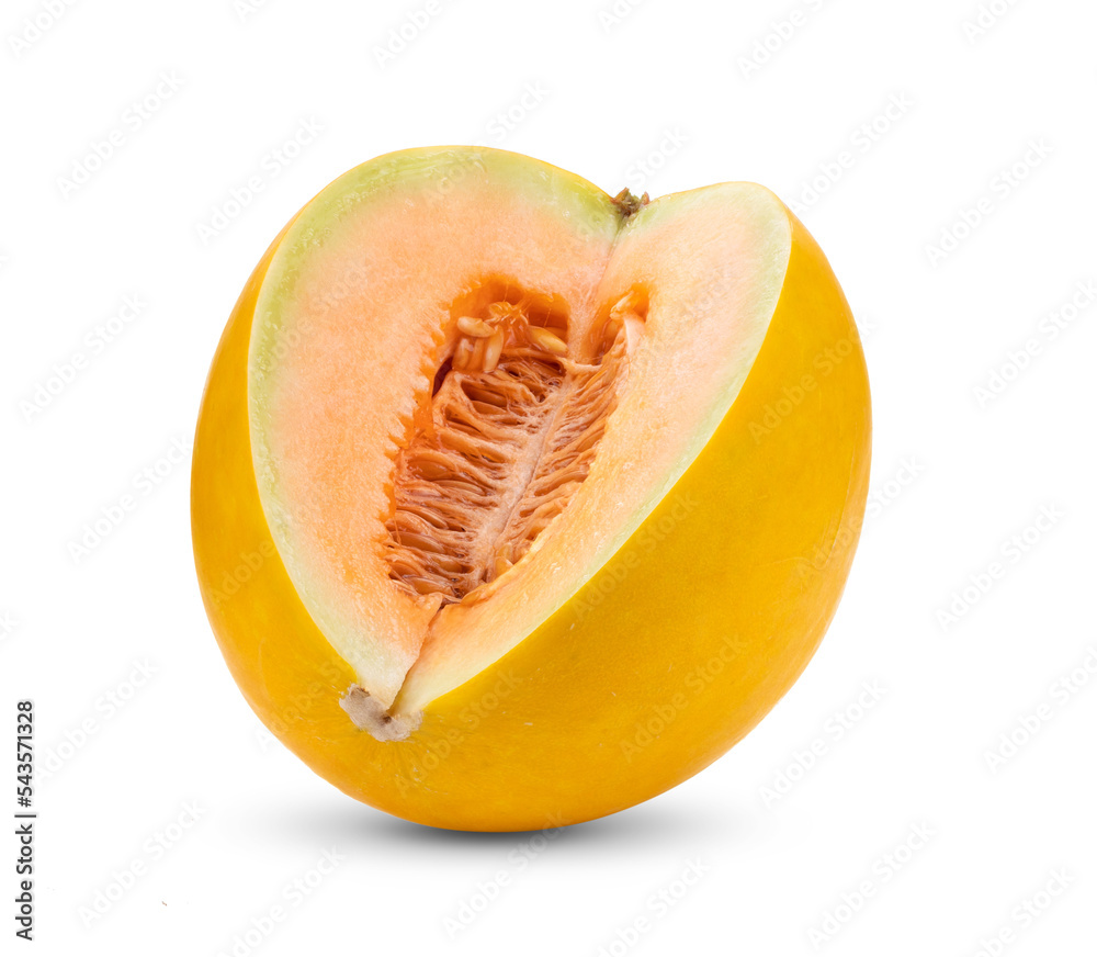 Yellow melon isolated on transparent png Yellow melon isolated on transparent png