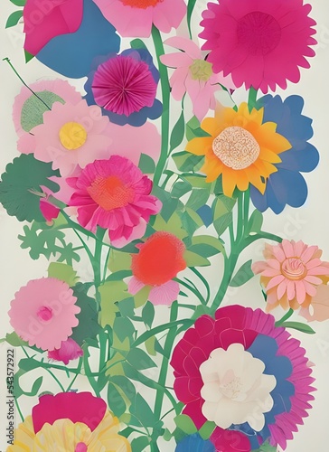 A paper flower is a craft made out of paper. The design can vary, but the most common type of paper flower consists of folded or cut petals that are arranged in a circular fashion.