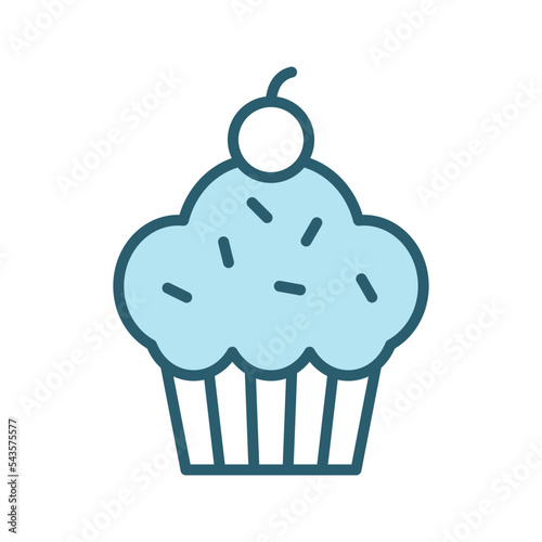 cupcake icon vector design template