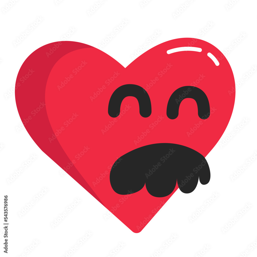 Emoji valentine uncle moustache emoticon yellow pink red face confuse funny symbol illustration smile happy Emoji valentine uncle moustache emoticon yellow pink red face confuse funny symbol illustration smile happy