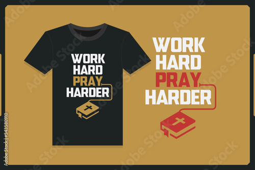 Pray Harder Inspirational Shirt Bible Verse  