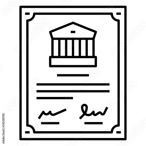 government bond icon