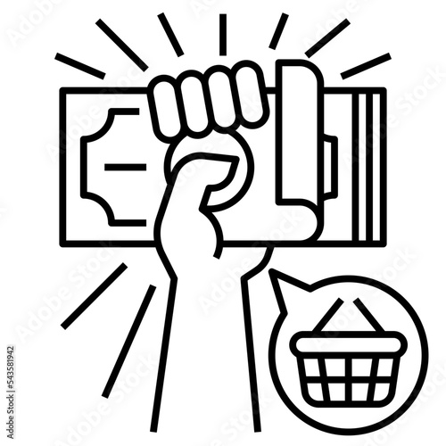 purchasing power icon