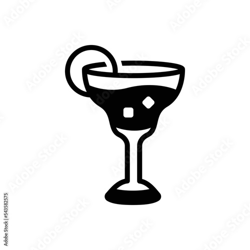 Black solid icon for collins
