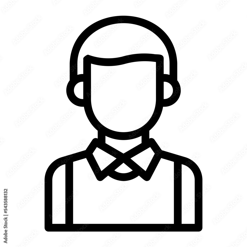 journalist line icon journalist line icon