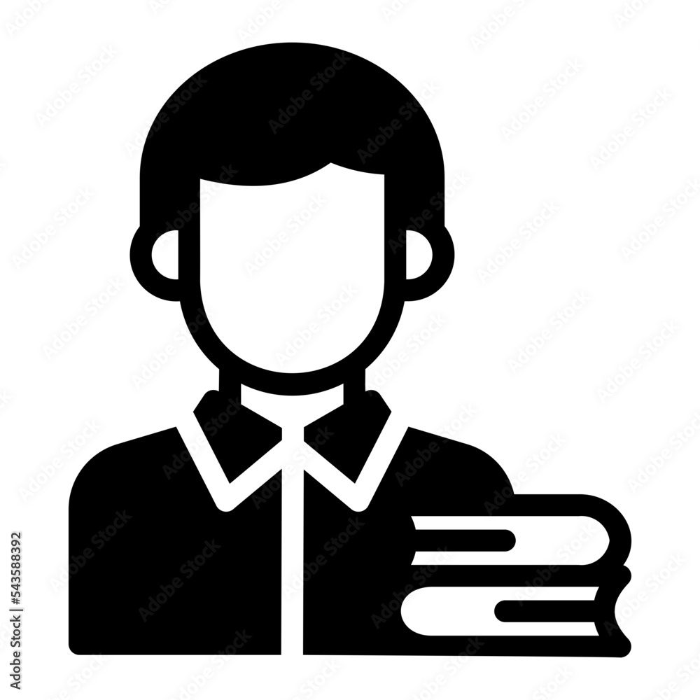 teacher glyph icon teacher glyph icon