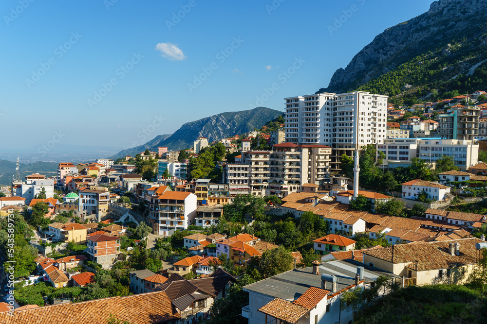 City view of Krujë in Albania