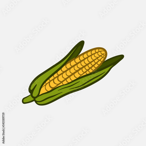 hand drawn corn clip art