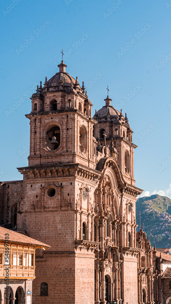Stone church in Cusco, Peru