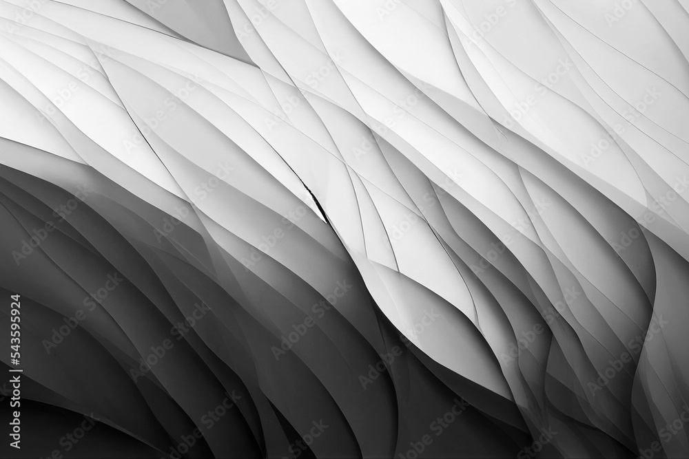 Obraz premium Black and white background texture, different shades of grey, white and dark black , luxury and flowing abstract design 