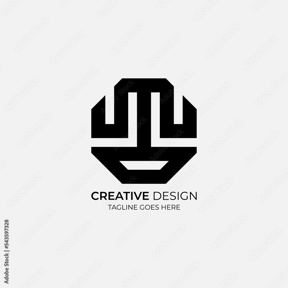 Minimalist and modern vector logo design suitable for business and brands Minimalist and modern vector logo design suitable for business and brands