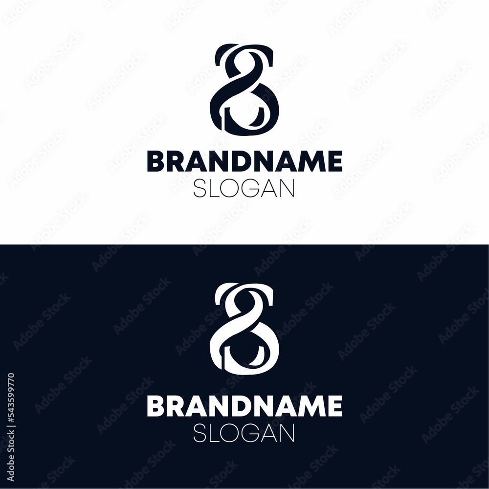 Obraz premium the letters SS. vector logo monogram alphabet minimalist design