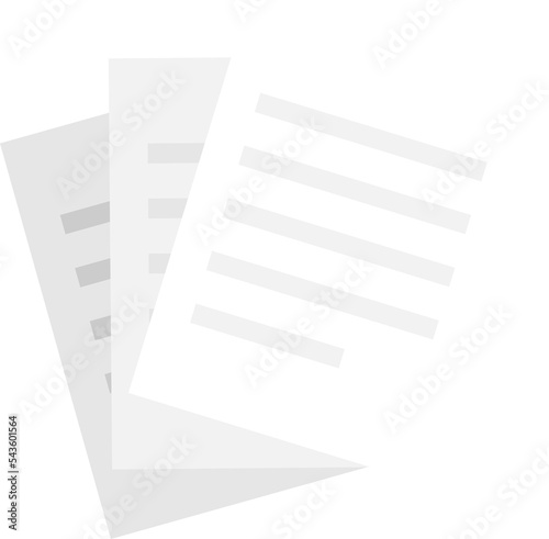 Icon of Stack of Documents paper or File.