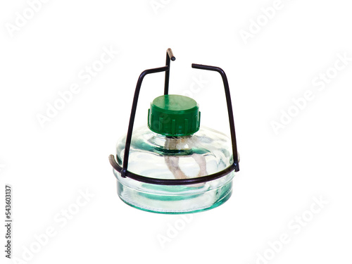 Alcohol burner isolated on a white background