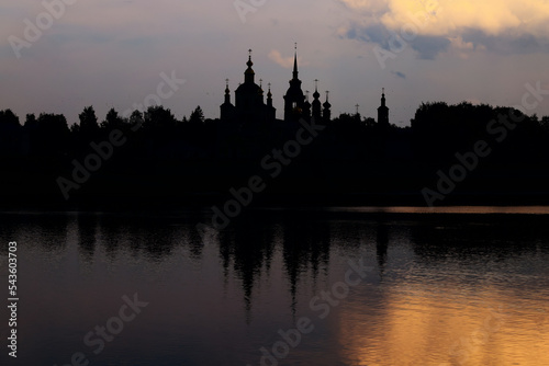 veliky ustyug church landscape russia north religion architecture