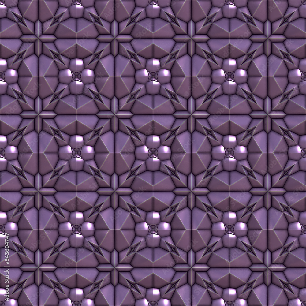 custom made wallpaper toronto digitalLavender purple pearl carving ceramic mosaic metal paper stone origami wood polygon ornament 3D seamless texture