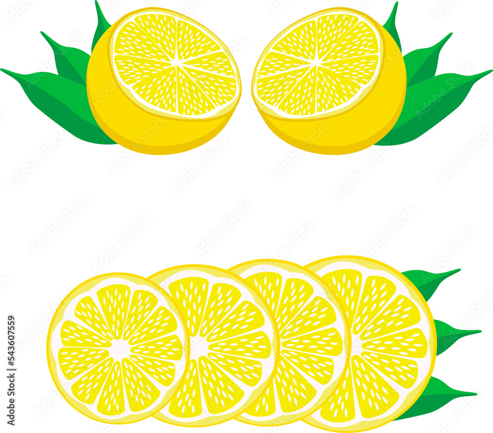 Sweet juicy tasty natural eco product lemon