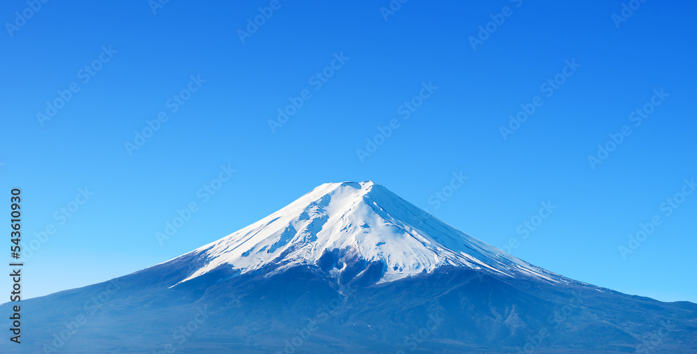 富士山と青空 富士山と青空