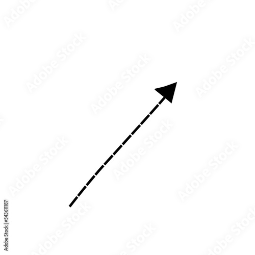 Arrow Dashed Line