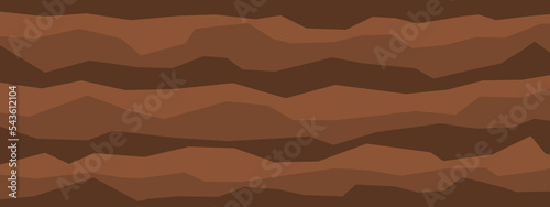 Layered brown soil and rock subsurface background