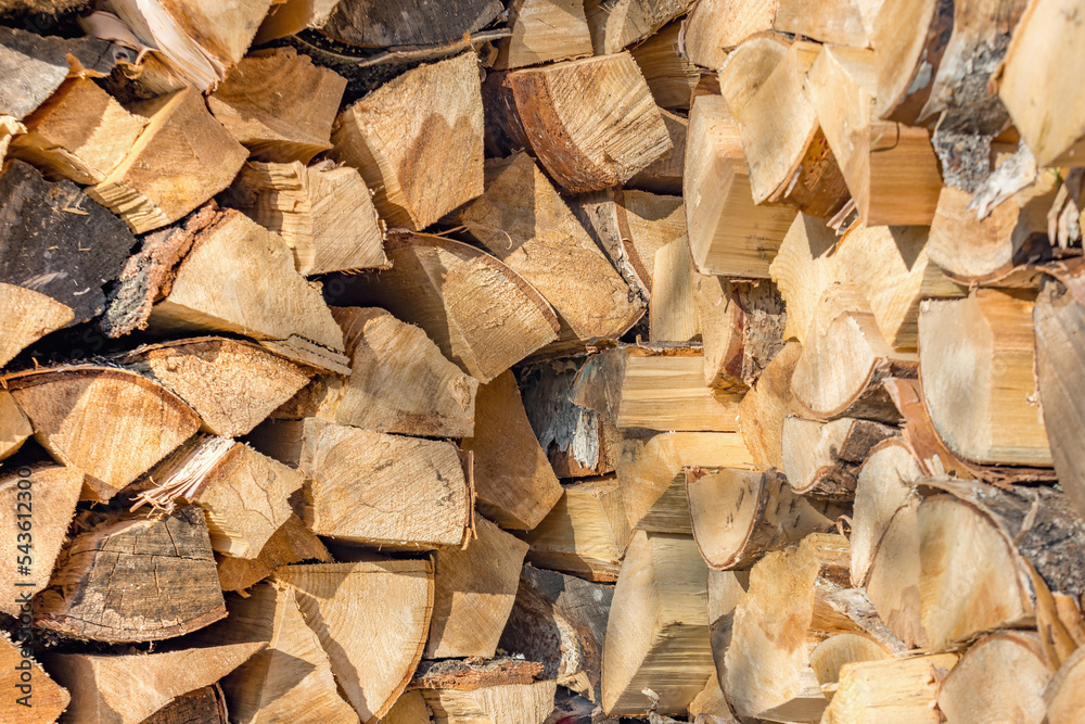 Woodpile for furnace furnace. The concept of the energy gas crisis in Europe. Woodpile for furnace furnace. The concept of the energy gas crisis in Europe.