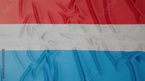 Flag of Luxembourg - on a flat surface with a few wrinkles