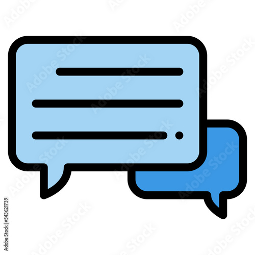 chat bubble contact communication icon