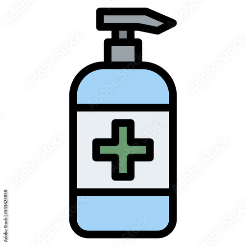 antiseptic cleaning hygiene icon