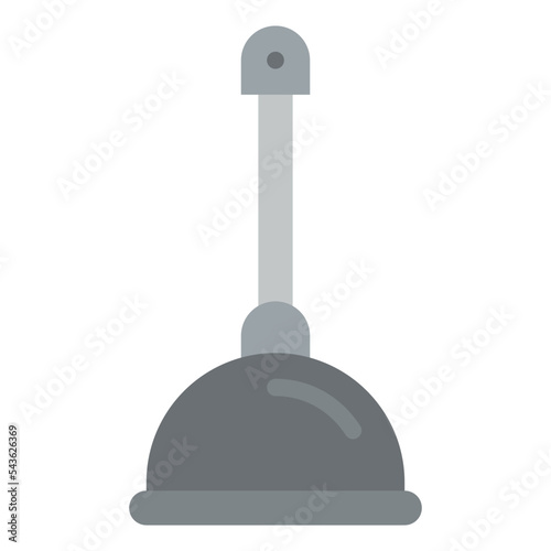 plunger cleaning hygiene icon