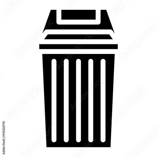 trashcan cleaning hygiene icon