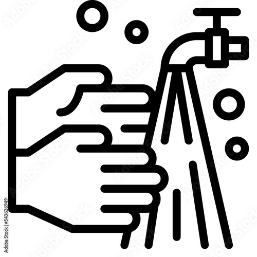 hand washing cleaning hygiene icon