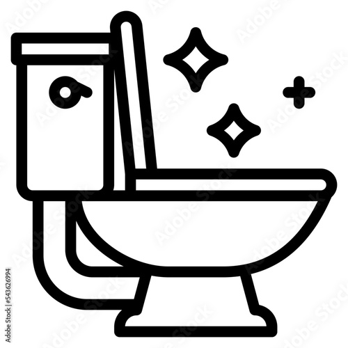 toilet cleaning hygiene icon