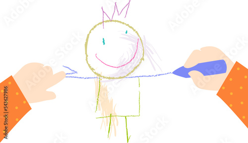 Kid Hands Toddler Scribble ...