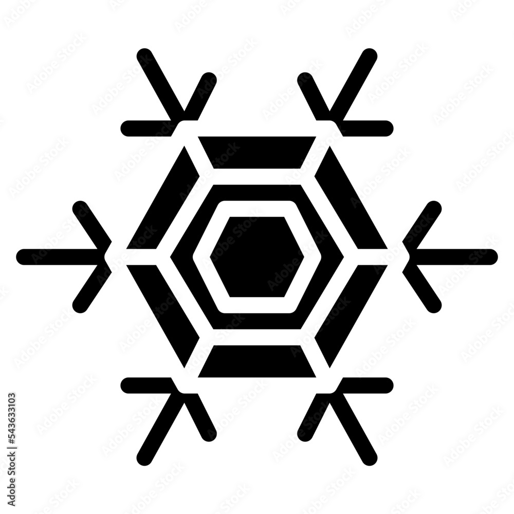 snowflake snow winter season christmas festival icon snowflake snow winter season christmas festival icon