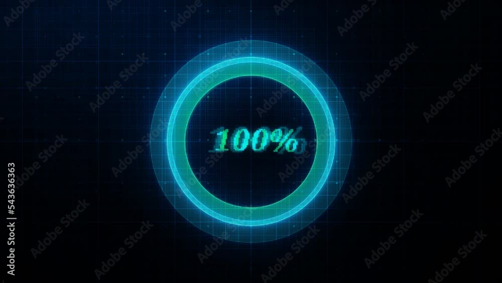 Circle blue color waiting progress animation Circle blue color waiting progress animation