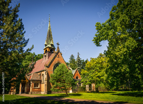 Kościół Dobrego Pasterza, park w Świerklańcu | Górny Śląsk, Polska